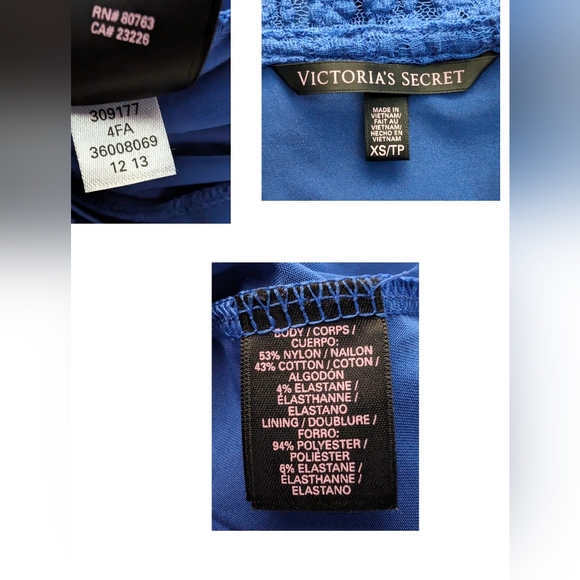 Victoria's Secret Lace Mini Dress.Electric Blue. - Picture 3 of 5